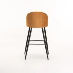 Maddie Velvet Kitchen Stool - Image 9