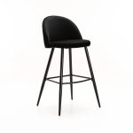 Maddie Velvet Kitchen Stool