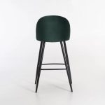 Maddie Velvet Kitchen Stool - Image 14