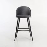 Maddie Velvet Kitchen Stool - Image 17