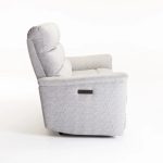 Marco Fabric Electric Power 3 Seater Recliner-Grey - Image 7