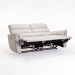 Marco Fabric Electric Power 3 Seater Recliner-Grey - Image 3