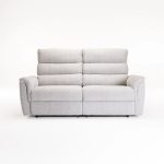 Marco Fabric Electric Power 3 Seater Recliner-Grey - Image 4