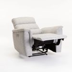 Marco Fabric Electric Power Armchair Recliner-Grey - Image 3
