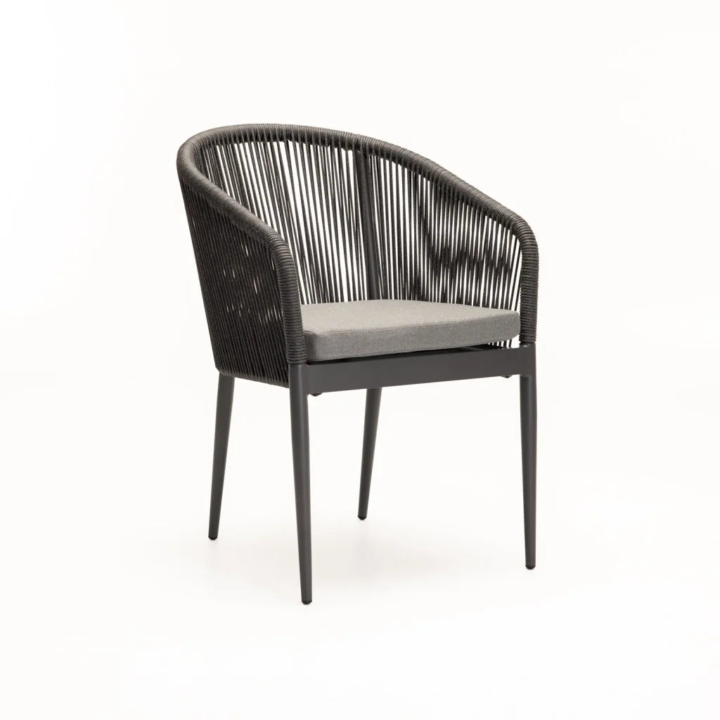decofurn-furniture-milos-outdoor-chair-dark-gray-woven-304 Milos Outdoor Chair - Image 1