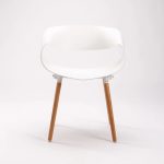 Mira Wooden Leg Armchair - Image 3