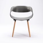 Mira Wooden Leg Armchair - Image 9