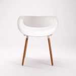 Mira Wooden Leg Armchair - Image 2