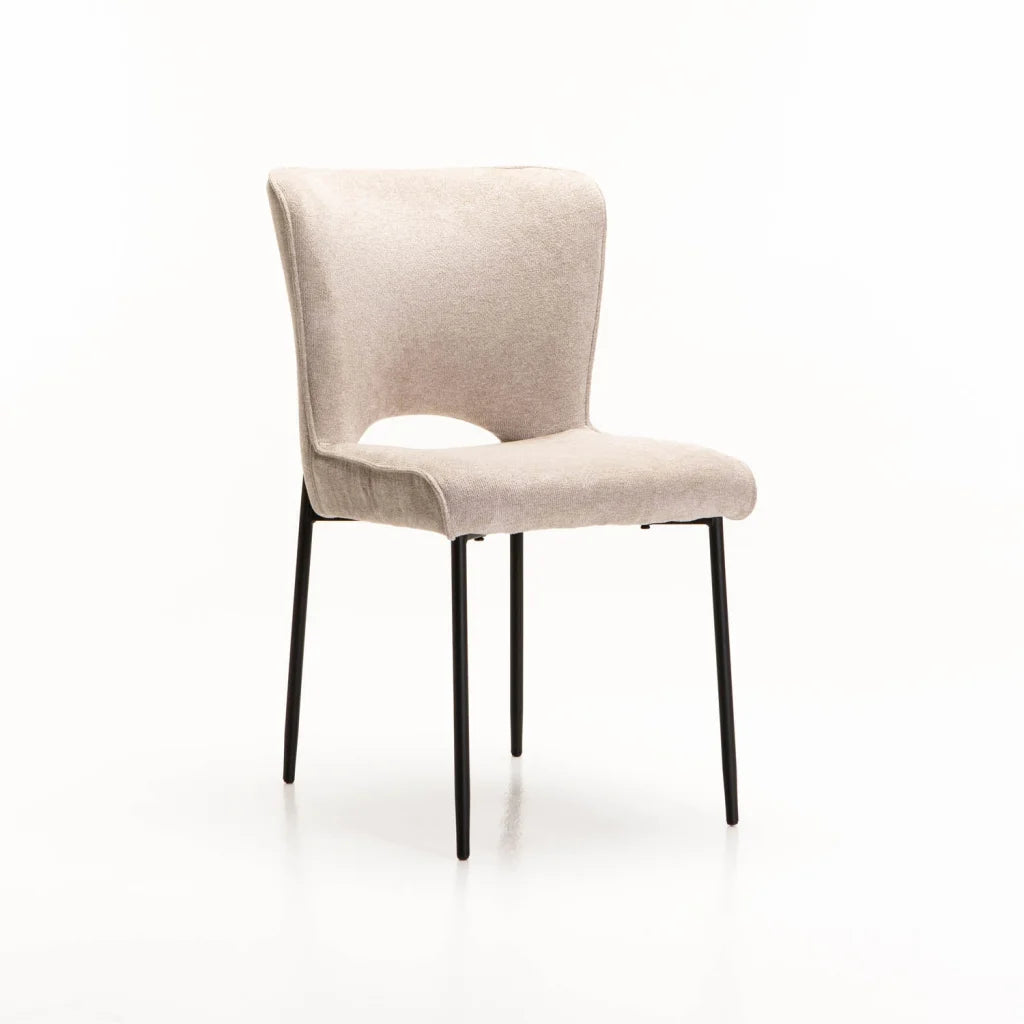 decofurn-furniture-modena-fabric-dining-chair-622 Modena Fabric Dining Chair - Image 1