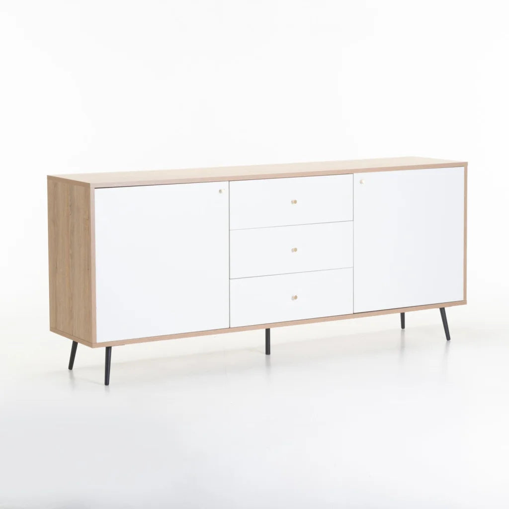 decofurn-furniture-monza-2-door-3-drawer-sideboard-197 Monza 2 Door 3 Drawer Sideboard - Image 1