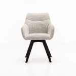Nella Wooden Dining Chair - Speckled Grey - Image 2