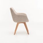 Nella Wooden Dining Chair - Speckled Stone - Image 3