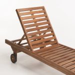 Nina Deluxe Teak Sunlounger - Image 5