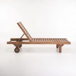 Nina Deluxe Teak Sunlounger - Image 4