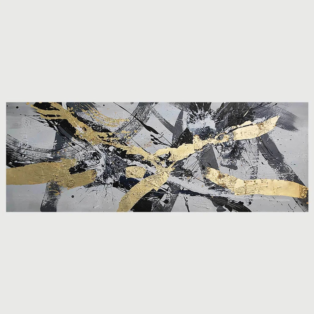 decofurn-furniture-oil-painting-art-yt-black-gold-magic-150x55-237 Oil Painting Art Yt Black & Gold Magic 150X55 - Image 1