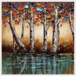Oil Painting Art Zk - Enchanted Forest 100X100