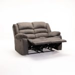 Oli Fabric 2 Seater Recliner - Dark Grey - Image 3