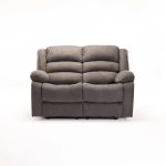 Oli Fabric 2 Seater Recliner - Dark Grey - Image 4