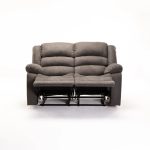 Oli Fabric 2 Seater Recliner - Dark Grey - Image 5