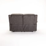 Oli Fabric 2 Seater Recliner - Dark Grey - Image 2