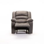 Oli Fabric Armchair Recliner - Dark Grey - Image 4