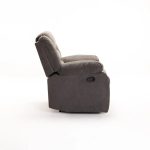 Oli Fabric Armchair Recliner - Dark Grey - Image 5
