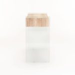 Opal 110X40Cm 12Mm Tempered Glass Console With Drawers - Image 3