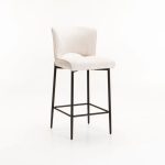 Pavia Fabric Kitchen Stool - Image 7