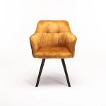 Pia Deluxe Velvet Dining Chair - Image 8