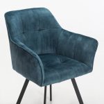 Pia Deluxe Velvet Dining Chair - Image 5