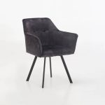 Pia Deluxe Velvet Dining Chair - Image 12
