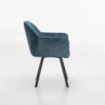Pia Deluxe Velvet Dining Chair - Image 3