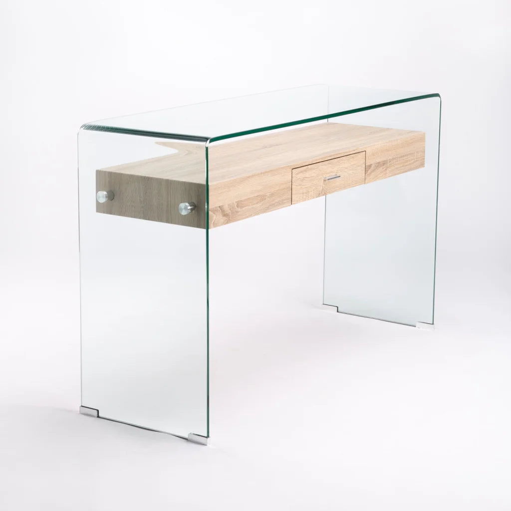 decofurn-furniture-port-120x40cm-12mm-tempered-glass-console-242 Ivy 120X40Cm 12Mm Tempered Glass Console - Image 1