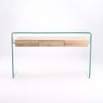 Ivy 120X40Cm 12Mm Tempered Glass Console - Image 3