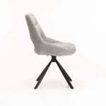 Prato Fabric Swivel Dining Chair - Image 13