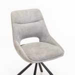 Prato Fabric Swivel Dining Chair - Image 15