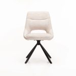 Prato Fabric Swivel Dining Chair - Image 2