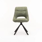 Prato Fabric Swivel Dining Chair - Image 7