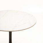 Remy 80Cm Round Stone Top Dining Table - Image 2