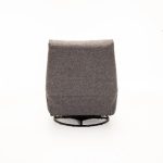 Renzo Fabric Armless Swivel Recliner - Image 6