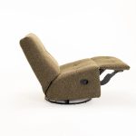 Renzo Fabric Armless Swivel Recliner - Image 19