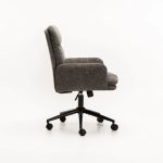 Riley Fabric Office Chair - Grey - Image 3