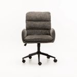 Riley Fabric Office Chair - Grey - Image 2