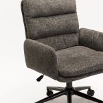 Riley Fabric Office Chair - Grey - Image 5
