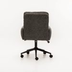Riley Fabric Office Chair - Grey - Image 4