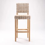 Rita Whitewash Barstool - Image 2