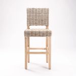 Rita Whitewash Kitchen Stool - Image 2