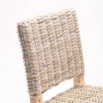 Rita Whitewash Kitchen Stool - Image 5