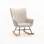 Rosie Velvet Rocking Chair - Image 7