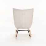 Rosie Velvet Rocking Chair - Image 4
